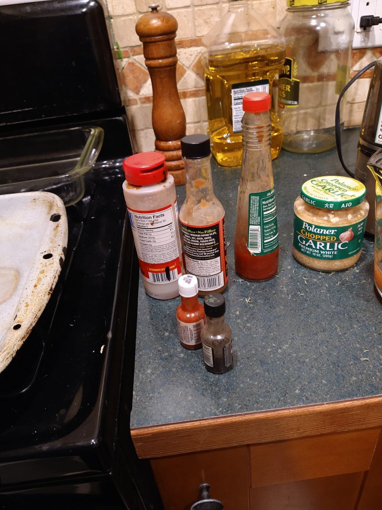 Picture of wet spices for marinade