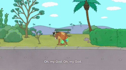 It gets a little easier scene gif from Bojack Horseman.
