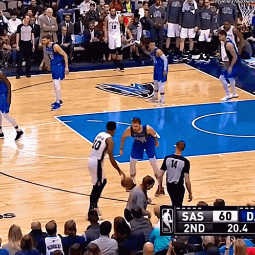 Tough basketball defense.